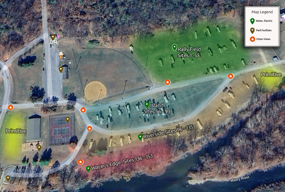 Lower Campground Map